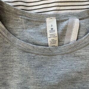 Lululemon Gray Athletic crop